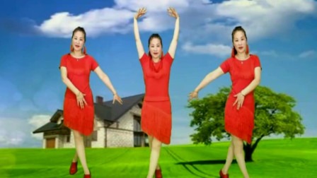 中年大妈旗袍秀四人变队形版《美美哒》跳的真美