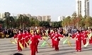大湾群联广场舞 原创 腰鼓舞 红红的日子 队形舞
