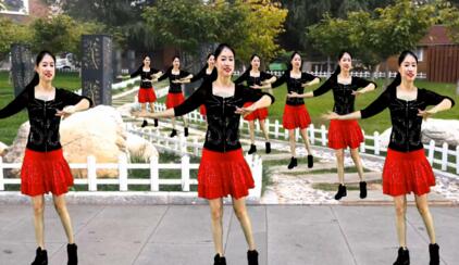 昌黎波波广场舞《我的玫瑰卓玛拉》步子舞 背面演示及分解教学 编舞波波