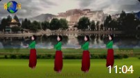 简画广场舞《向往拉萨》藏族舞附分解