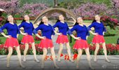 西门香香广场舞《妹妹的山丹花》旋律欢快简单易学 演示和分解动作教学