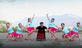 凤凰六哥广场舞《神奇的九寨》藏族舞 演示和分解动作教学 编舞凤凰六哥