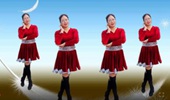 黄市姐妹花广场舞《你是我永远的痛》抒情32步 演示和分解动作教学