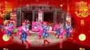 高安欣悦广场舞  红红的中国结 扇舞