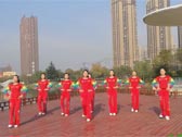 安徽绿茶飞舞广场舞 康定情人 正背面表演与动作分解
