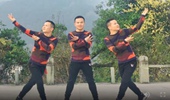 武阿哥广场舞《桃花珺珺杨柳依》32步唯美舞 演示和分解动作教学 编舞武阿哥