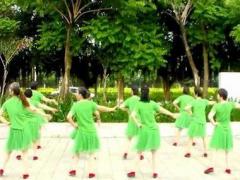 三亚迎宾广场舞《一晃就老了》简单32步 演示和分解动作教学 编舞韩明