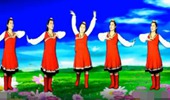 匆匆娜年广场舞《为你等待》藏族舞 演示和分解动作教学 编舞匆匆娜年