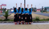 广东灵动广场舞《青藏女孩》藏族舞 演示和分解动作教学 编舞灵动
