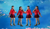 大塘白玫瑰广场舞《溜溜的她》动感步子舞32步 演示和分解动作教学