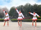 山东莲雨荷原创广场舞 成吉思汗的传说 蒙古舞 附教学