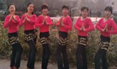 西安活希儿广场舞印度健身操 异国风情印度舞 演示和分解动作教学
