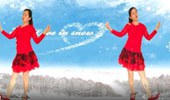 阿华广场舞《飘雪的季节更想你》抒情32步 演示和分解动作教学 编舞阿华