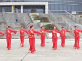 安庆红娘子广场舞今年大吉 正背面演示及分解动作教学 编舞小白
