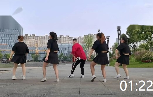 舞友原创精品教学广场舞动感步子舞《太想念》背面教学视频，喜欢就学起来吧