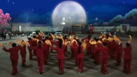 民族风《妹妹的山丹花》大集体团队版五里堡广场舞