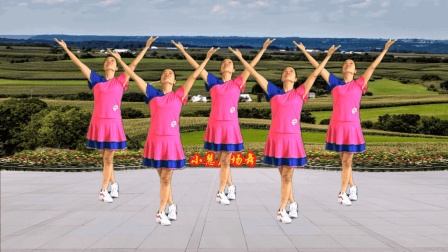 小慧广场舞《黄土高坡》经典老歌新跳32步活力动感含分解动作教学口令