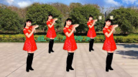 益馨广场舞大众健身舞《东南西北风》好节奏舞步自然又大方