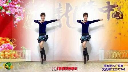 原创广场舞《共圆中国梦》背面与动作分解笑春风老师教学红歌热舞