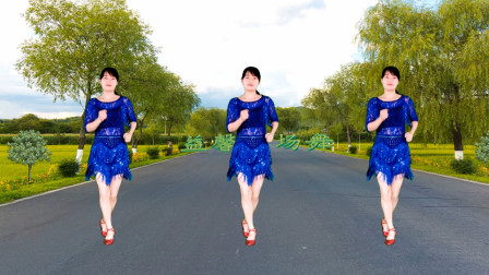 益馨广场舞《妹妹的山丹花》十六步简单又开心舞蹈含分解教学