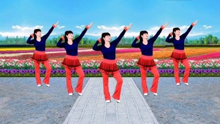 益馨广场舞流行歌曲《你若春光》新歌新舞原创64步舞蹈含分解教学