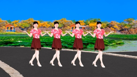 益馨广场舞流行歌曲《我的那个亲亲啊》网络流行舞好看好学