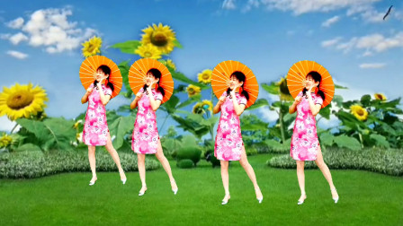 精选广场舞《女人是世界最美丽的花》载歌载舞简单又快乐