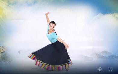 广场舞课堂《美丽的康定溜溜的城》藏族舞 背面演示及分解教学 编舞娜娜